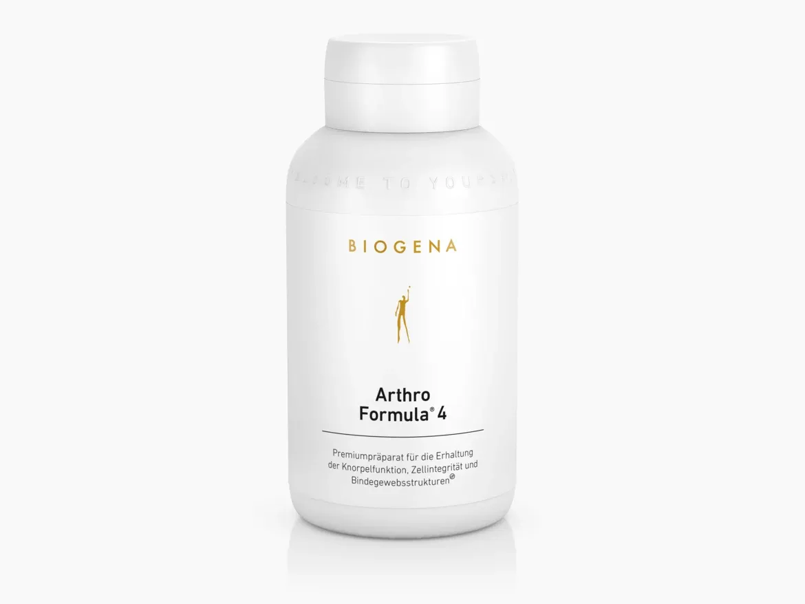 Produktbild von Bewertung BIOGENA Arthro Formula 4 Gold Kombinationspräparat für die Erhaltung der Knorpelfunktion, Zellintegrität und Bindegewebsstrukturen
