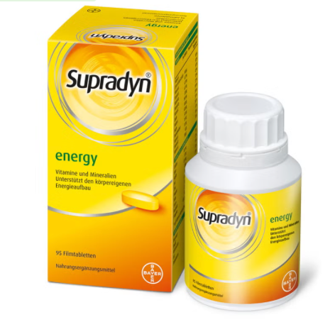 Produktbild von Bewertung Supradyn® energy von Bayer PZN 09389695 Multivitaminpräparat für Energiestoffwechsel und Müdigkeit